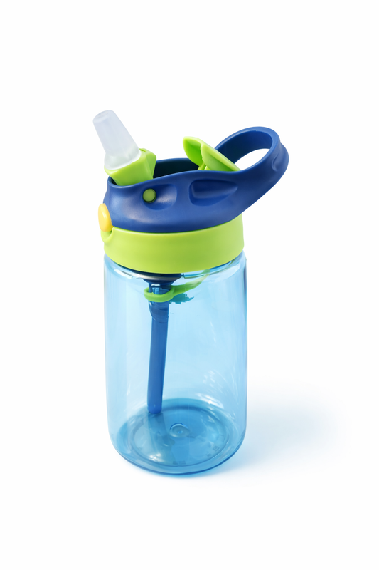 480ml acrylic flip lid bottles blue