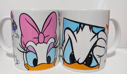 Mr and Mrs duck mug set