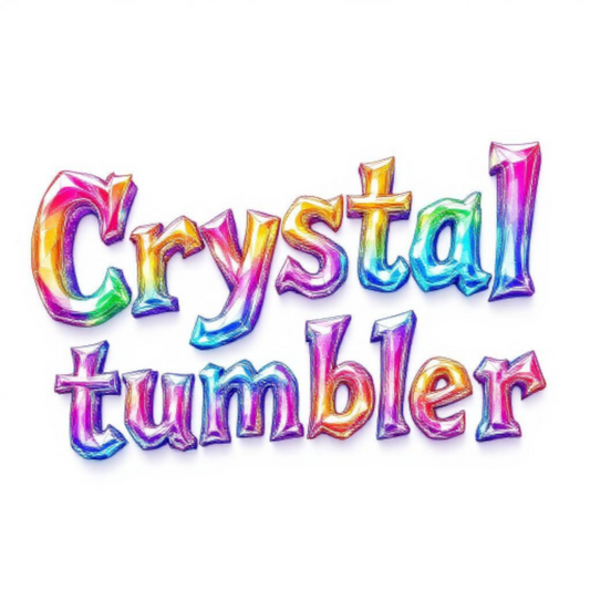 Crystal snow globe acrylic tumbler 16oz